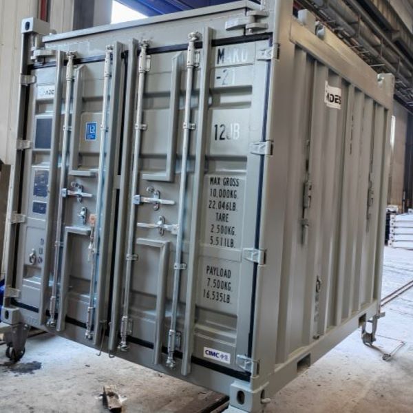 Contenedor offshore de 10 pies con dintel móvil