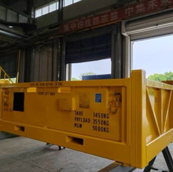 Cesta offshore con puerta lateral abatible