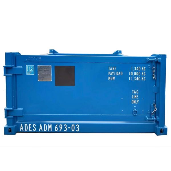 Cesta offshore con puerta lateral abatible