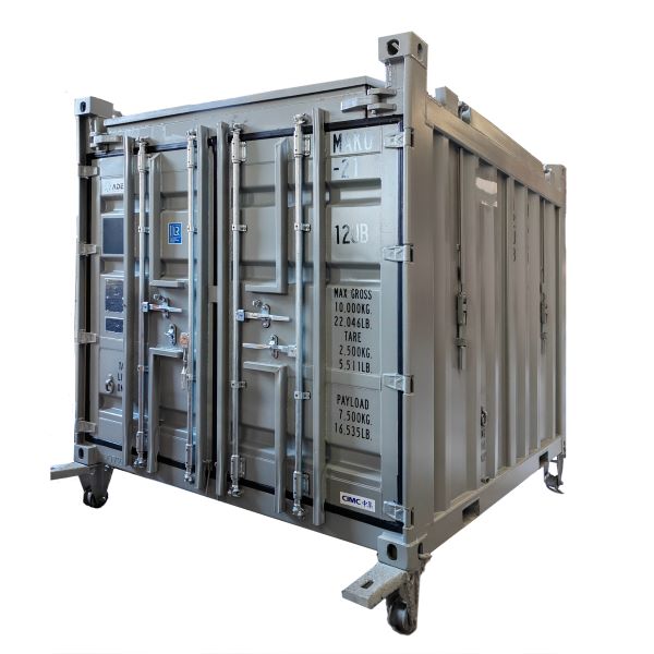Contenedor offshore de 10 pies con dintel móvil